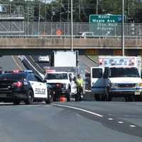 <p>The motorcyclist was taken to Hackensack University Medical Center.</p>