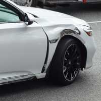 <p>Damage to the pursuing Honda Accord in Paramus was minimal.</p>