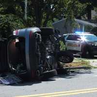 Driver Hospitalized After SUV Rollover Near Paramus Mall