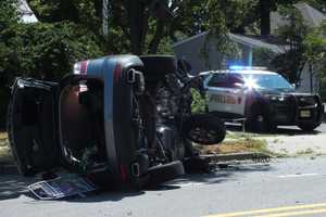 Driver Hospitalized After SUV Rollover Near Paramus Mall