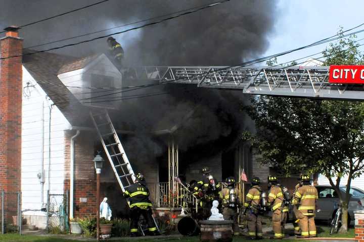 Firefighters Douse Smoky Rochelle Park Blaze