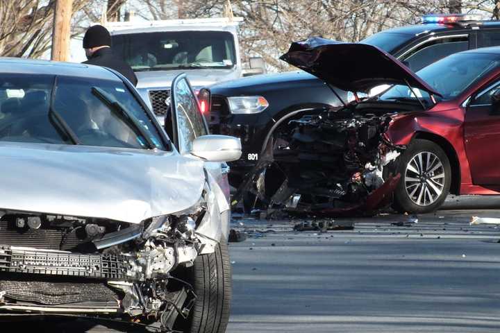 Hydrant Knocked Down In Head-On Glen Rock Crash