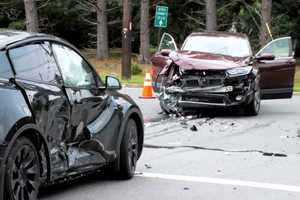 Broken Arm, Facial Injuries Reported In Paramus Crash