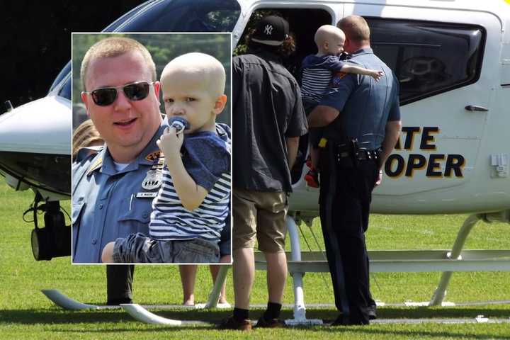 WARM YOUR HEART: Bergen Boy With Stage 4 Cancer Surprised By NJ State Police Chopper