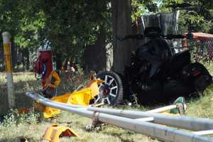 Three-Wheeler Crash In Paramus Downs Traffic Signal, Sends Rider To Hospital