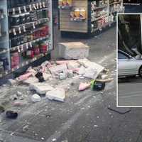 PHOTOS: Car Slams Into Route 4 Vitamin Shoppe In Paramus