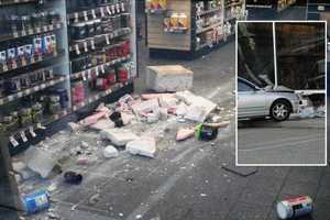 PHOTOS: Car Slams Into Route 4 Vitamin Shoppe In Paramus