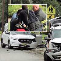 Officers OK after Ridgewood Police Cars Collide