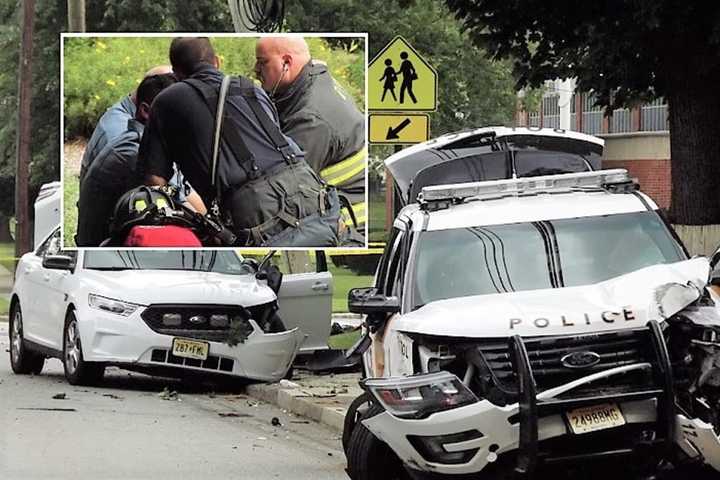 Officers OK after Ridgewood Police Cars Collide