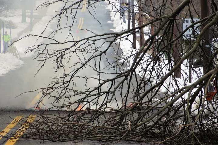 Ho-Ho-Kus Homes Evacuated: Downed Utility Line Sparks, Blows Manhole Cover