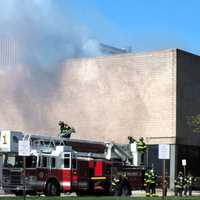 <p>The fire broke out on the roof of the Macy&#x27;s in the Paramus Park Mall shortly after 12:30 p.m. Sunday, Oct. 1.</p>