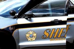 Bergen Sheriff's Officer Helping Motorist On Route 4 Nearly Struck By OD'ing Driver