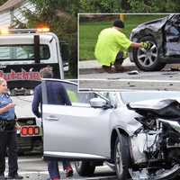 Drivers OK In Paramus Crash