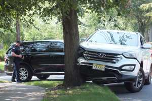 SUV Slams Into Tree In Glen Rock