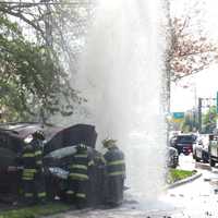 <p>Northbound Route 17 south of Century Road in Paramus.</p>