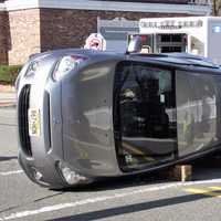 Driver OK After Ho-Ho-Kus Rollover