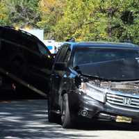 <p>The Honda Pilot got as good as it gave when it t-boned a KIA Telluride in Paramus on Friday the 13th.</p>