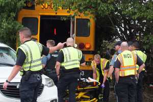 UPDATE: School Bus Crash In Ridgewood Sends Six To Hospital