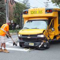 <p>The vehicles had to be towed from the scene in Ridgewood.</p>