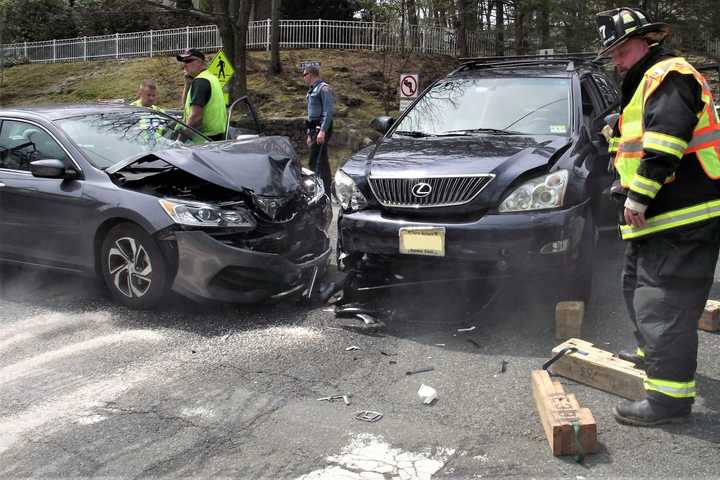 Ho-Ho-Kus Crash Sends Two To Hospital