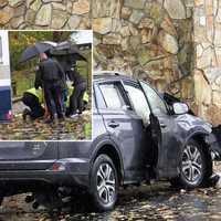 SUV Slams Into Route 17 Furrier In Paramus, Two Seriously Injured