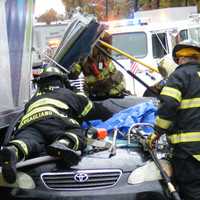 <p>The sedan driver was going to be OK, responders said.</p>