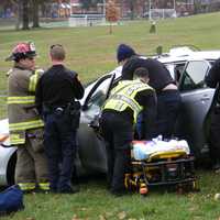 <p>Both drivers were hospitalized with what responders said didn&#x27;t appear to be life-threatening injuries.</p>