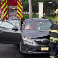 <p>The crash occurred just outside New Bridge Medical Center.</p>