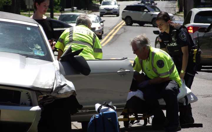 The crash occurred at the intersection of Hamilton and South Maple avenues.