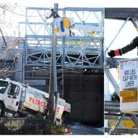 <p>River Drive was closed in both directions between the Garden State Parkway and Route 46 overpasses in Elmwood Park while a PSE&amp;G crew replaced the pole.</p>