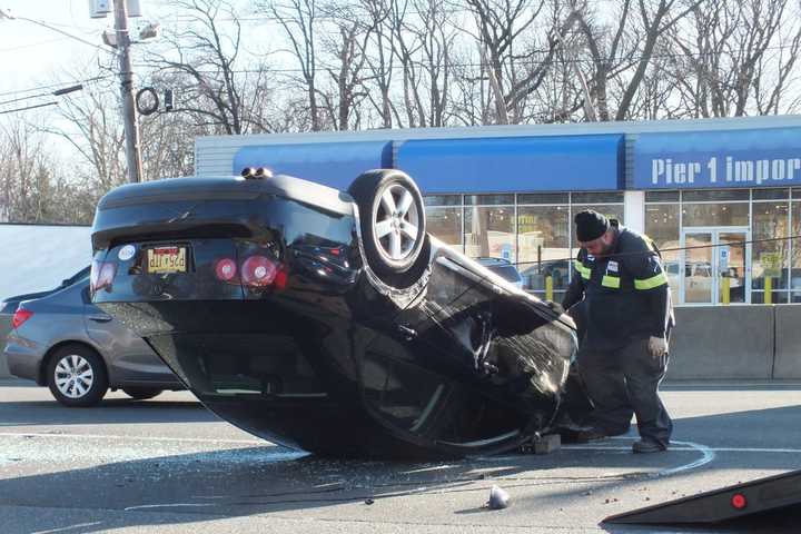 Car Rolls On Route 4 In Paramus