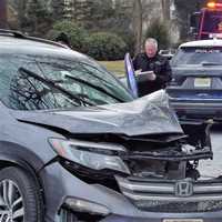 Driver Hospitalized After SUV Slams Into Washington Township Tree
