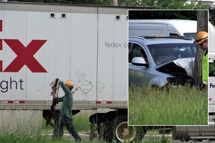 Traffic Jam, Power Outage: SUV Slams Into Route 17 Utility Pole In Ramsey