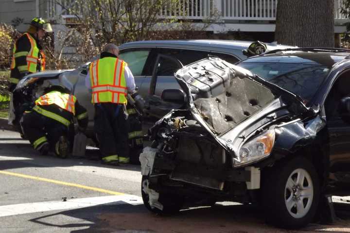 Multi-Vehicle Collision At Troublesome Midland Park Intersection Sends Two To Hospital