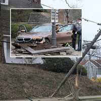 BMW Snaps Ridgewood Utility Pole