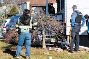 SUV Slams Into Fair Lawn Home