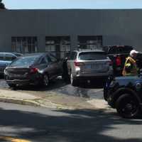 <p>Five vehicles in all were damaged in the Glen Rock chain-reaction crash.</p>