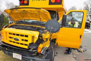 Mini School Bus, SUV Collide In Ridgewood