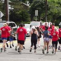 <p>The 2019 Special Olympics New Jersey Law Enforcement Torch Run passes through Glen Rock.</p>