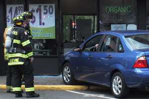 Car Slams Into Front Of Waldwick Dry Cleaners
