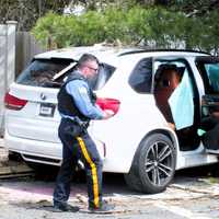 SUV Crashes Off Route 17 In Ho-Ho-Kus (PHOTOS)