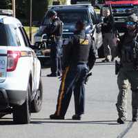 <p>Elmwood Park and Fair Lawn police, Bergen County Regional SWAT Team members and Bergen County sheriff&#x27;s officers converged on the scene.</p>