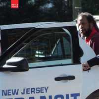 <p>Keith Toussaint was charged by NJ Transit police with aggravated assault with a weapon on an agency employee.</p>