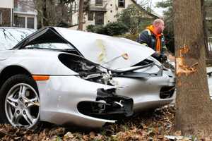 NOT A PRETTY SIGHT: '97 Porsche Boxster Slams Into Tree In Ridgewood