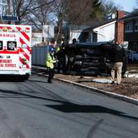 <p>Paramus police are investigating the cause of the Tuesday morning crash on East Ridgewood Avenue just off Route 17.</p>