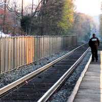 <p>Sad morning at the Radburn train station in Fair Lawn.</p>