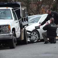 Worker Hospitalized After Ridgewood Driver, 76, Rams Masonry Truck In Washington Township