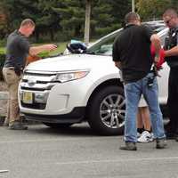 <p>At the Ridgewood Starbucks on southbound Route 17 on Friday.</p>