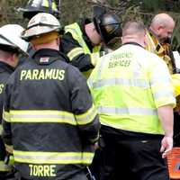Double Amputee's Sedan Plows Through Paramus Bank Fence