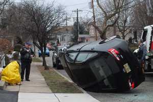 Morning Driver In PJs Escapes Serious Injury In Fair Lawn